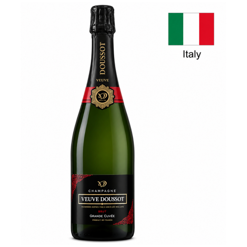 Vin Spumant Brut Champagne Veuve Doussot Grand Cuvee, alb, 750ml