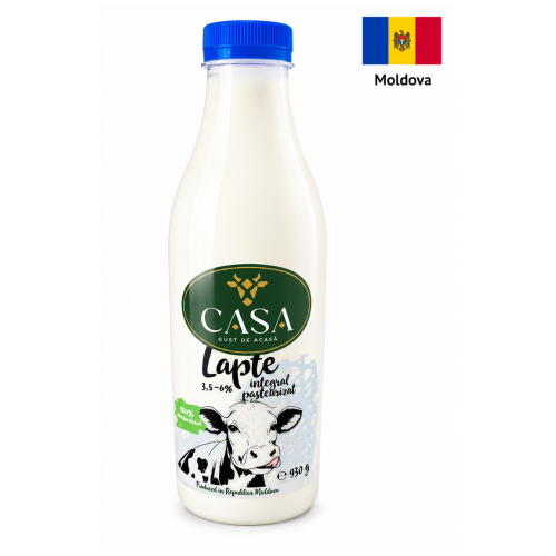 Lapte pasteurizat integral 3.5-6% 930g