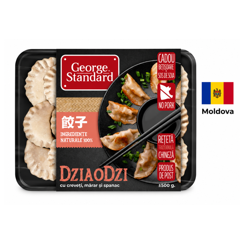 Pelimeni cu creveti DziaoDzi 500gr