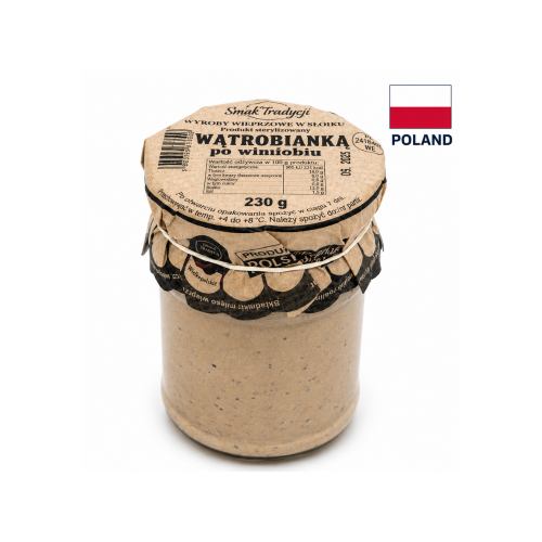 Паштет из свиной печени, Watrobianka, Smak Tradycji, 230g