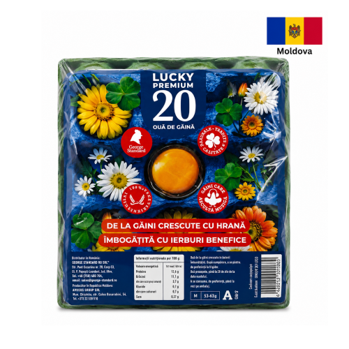  Oua de gaina COD3 "Lucky Premium" 20buc George Standard