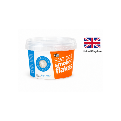 Fulgi de Sare de Mare Afumata Cornish, 125 g