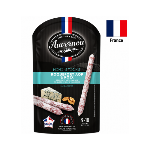 Carnaciori ROQUEFORT NOIX MINI STICK AUVERNOU 100g (23377)