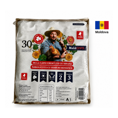 Oua de gaina  COD2 ,,Moldovo ' 30 buc George Standard