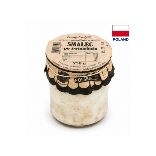 Свиной жир с кусочками шкварок Smalec, Smak Tradycji, 230g