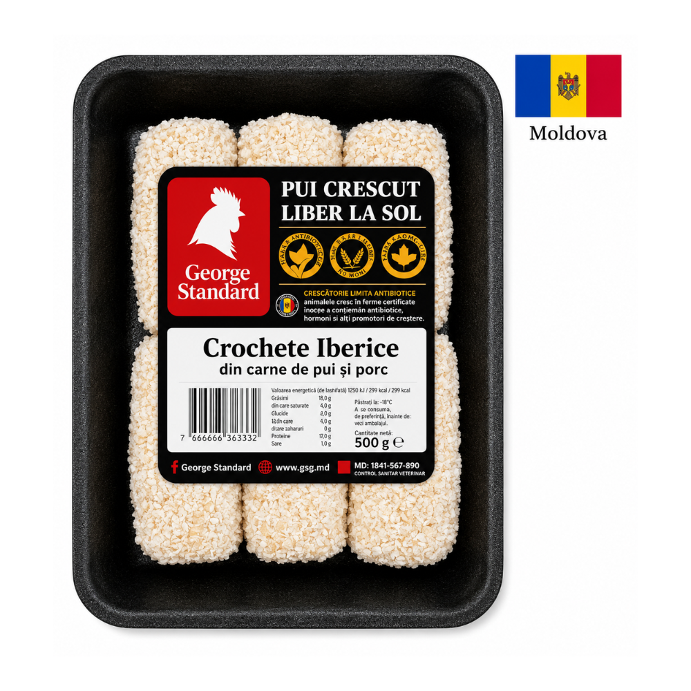 Crochete Iberice din carne de pui si porc  