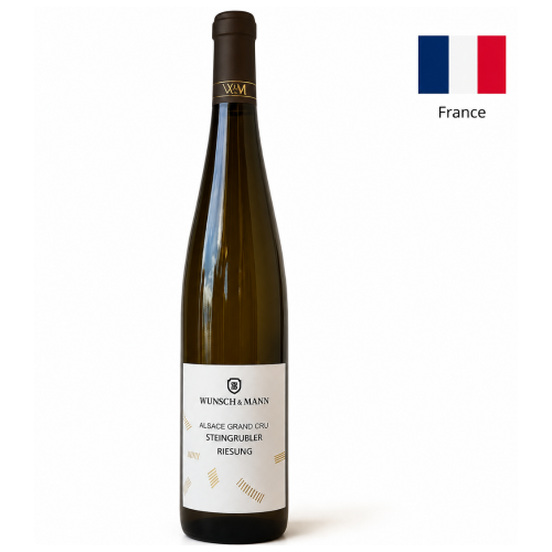Vin Gewurztraminer Alsace Grand Cru Steingrubler Wunsch & Mann 2023 alb, 750 ml