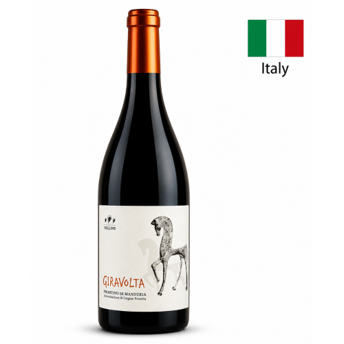 Vin Primitivo di Manduria Giravolta FELLINE, rosu sec, 750 ml