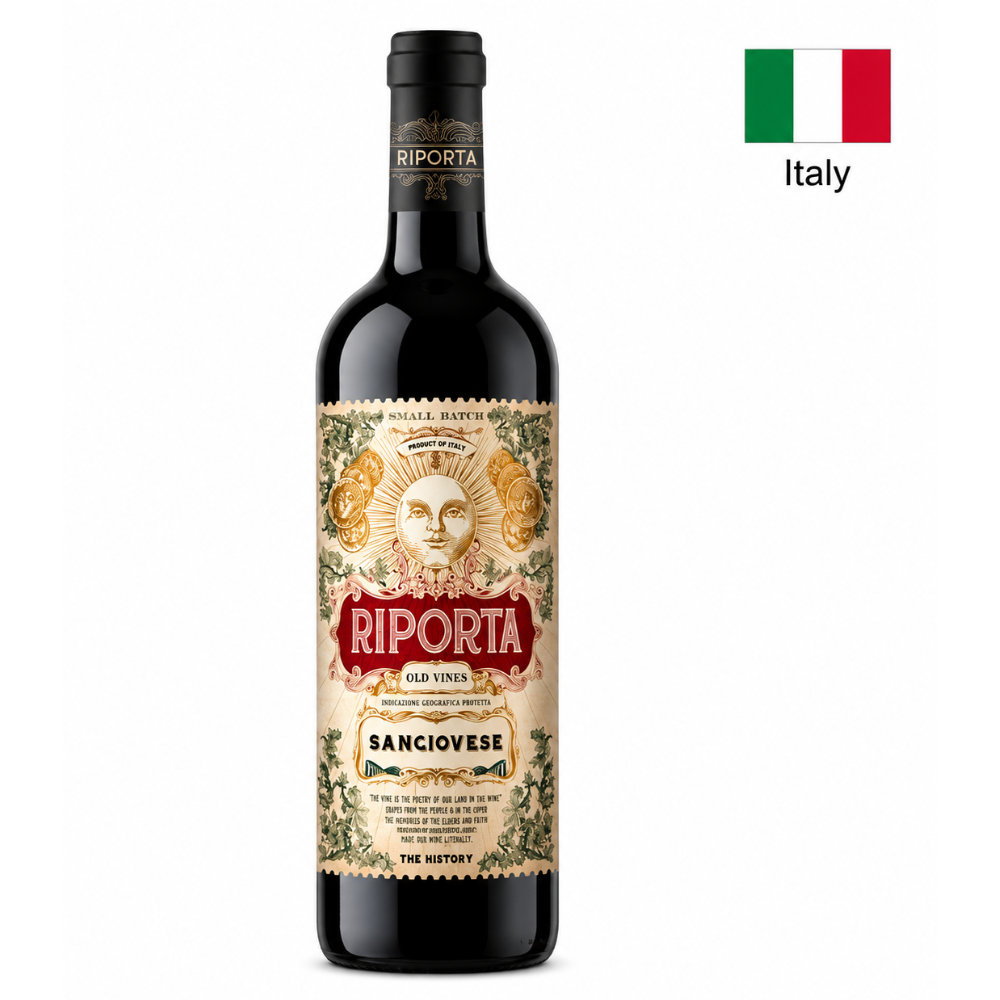 Vin Puglia Sangiovese RIPORTA, rosu, 750 ml