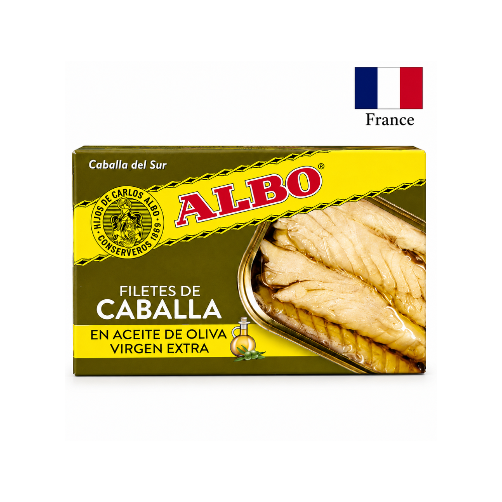 Филе скумбрии ALBO в оливковом масле    105g