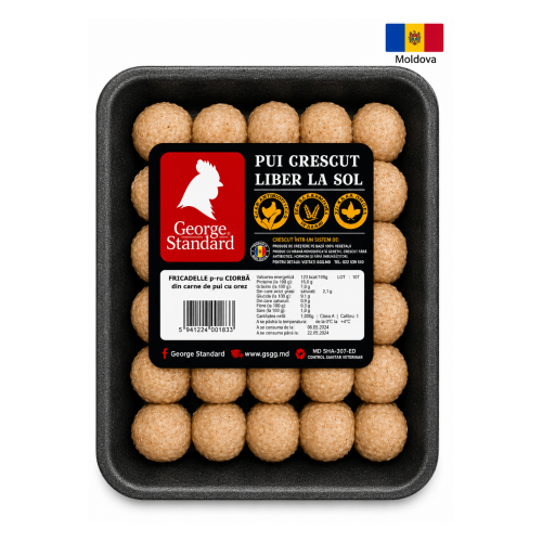 Fricadelle de ciorba din carne de pui si orez 500gr