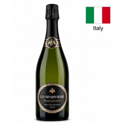 Vin Franciacorta Lo Sparviere Brut Millesimato 2018, 750ml