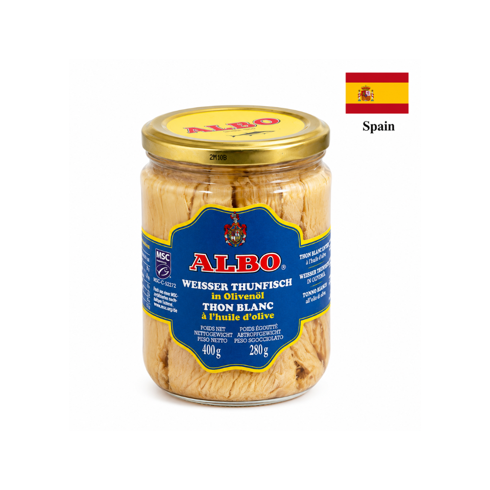 TON PREMIUM BLANC  IN ULEI DE OLIVE  ALBO  400g