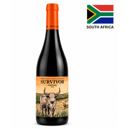 Vin Pinotage Survivor South Africa , rosu sec, 750ml