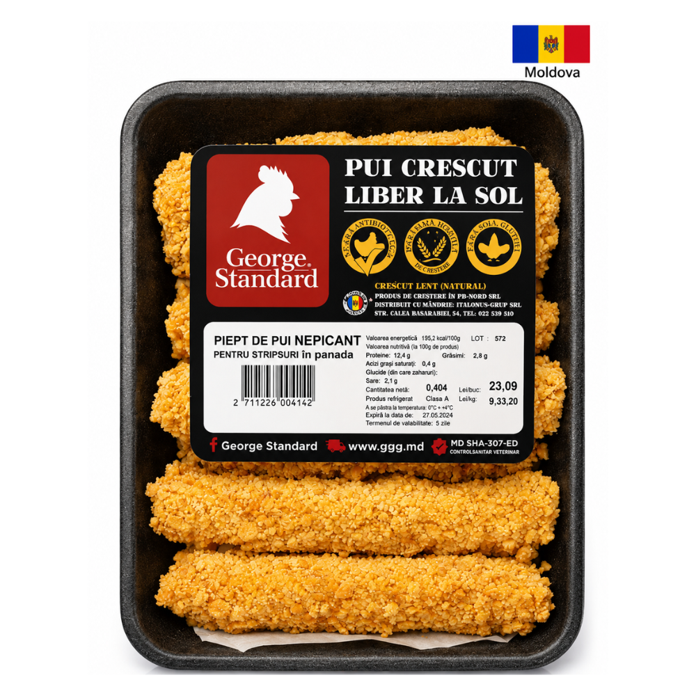 Piept de pui p-u stripsuri in Panada NEPICANT