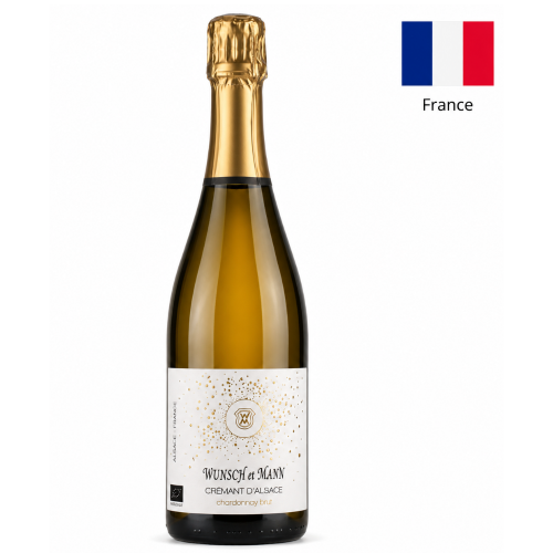 Cuve Cremant Dalsace Chardonnay  Wunsch et Mann alb, 750 ml