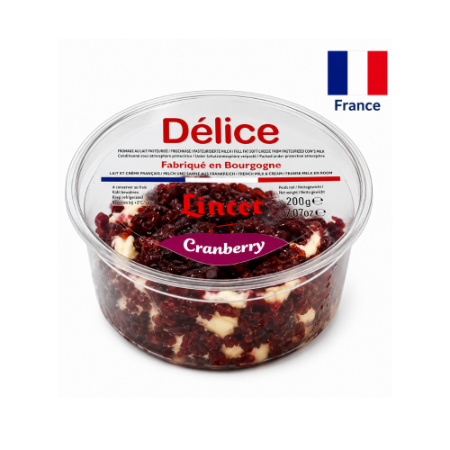 Cascaval Delice aux cranberries 200 g (29486)