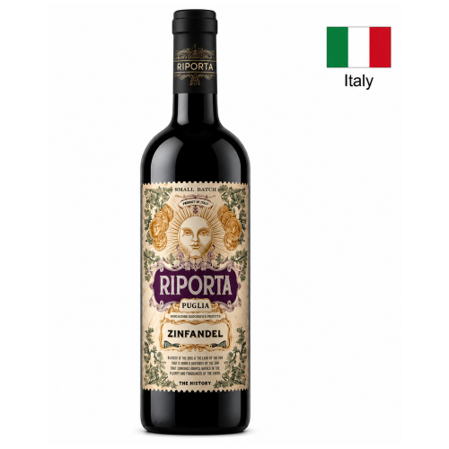 Vin Puglia Zinfadel RIPORTA, rosu, 750 ml