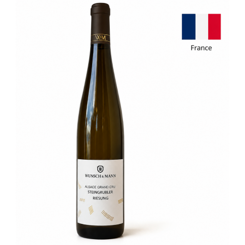 Vin Riesling Alsace Grand Cru Steingrubler Wunsch & Mann 2022 alb, 750 ml