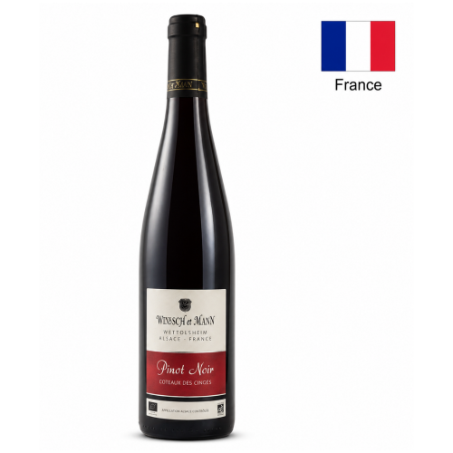 Vin Pinot Noir Coteaux des Cerises Wunsch & Mann 2023 rosu, 750 ml