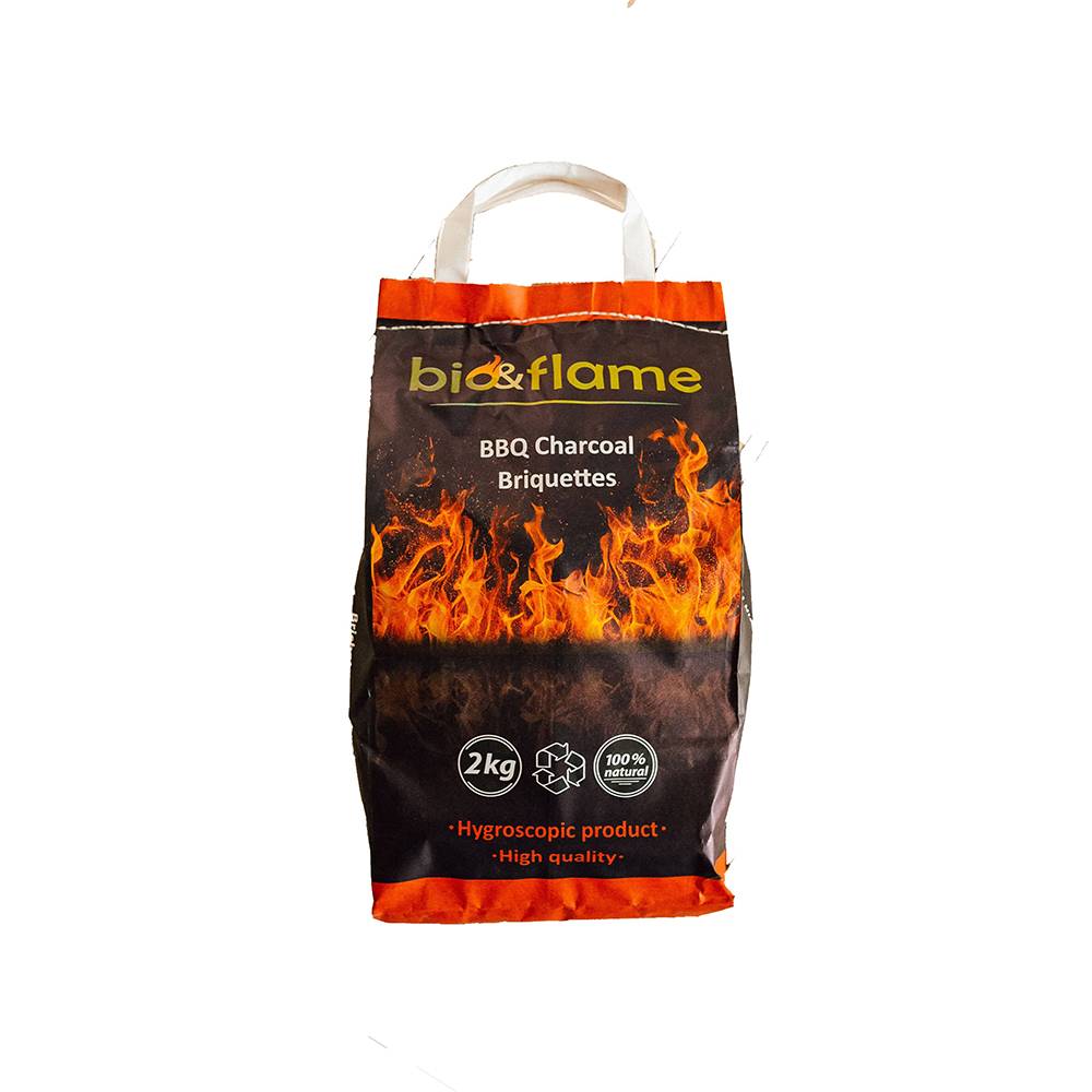 Cărbune de lemn brichetat Bio&Flame, 2 kg image