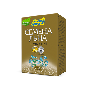 Seminte de in p/u uz alimentar Kompas Zdorovia, 200 gr.
