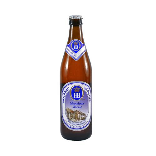 Bere blondă nefiltrată Hofbrau Muenchner Weisse alc 5.1% 0.5L 