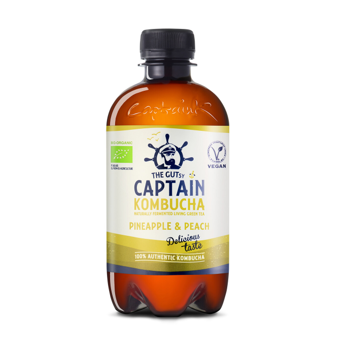 Kombucha Pineapple & Peach 400 ml