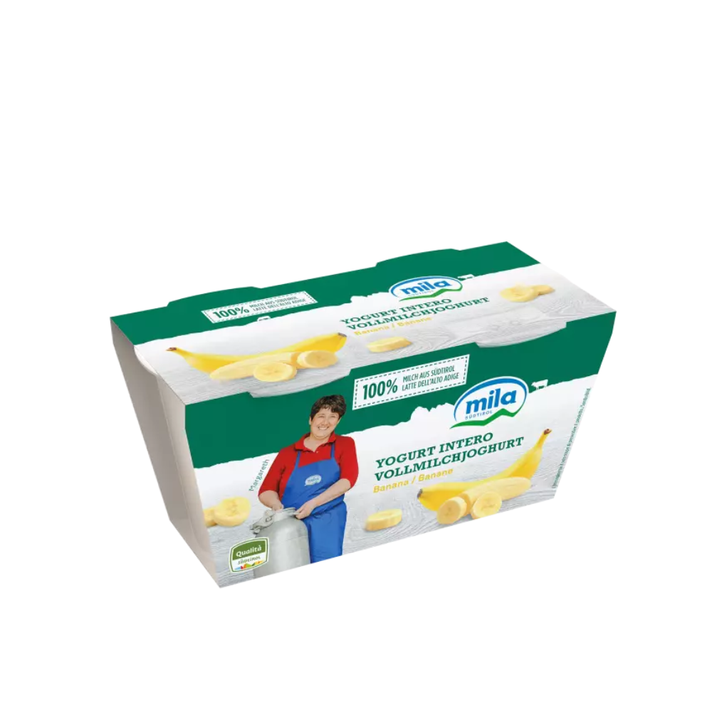 Mila Yogurt Intero Banana  250g(2*125)