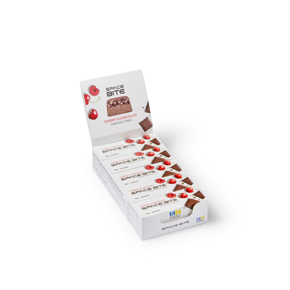 Protein Bar "Vi?ina cu ciocolata" cu ciocolata neagra