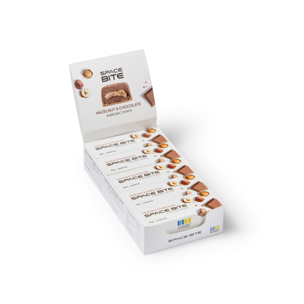 Protein Bar "Ciocolata cu alune de padure" cu ciocolata cu lapte
