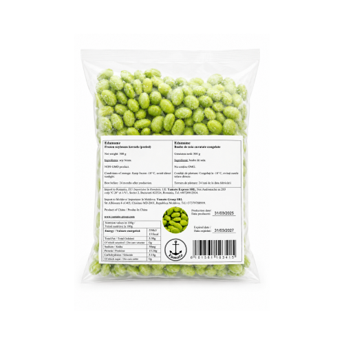 Edamame boabe de soia curatate 500g