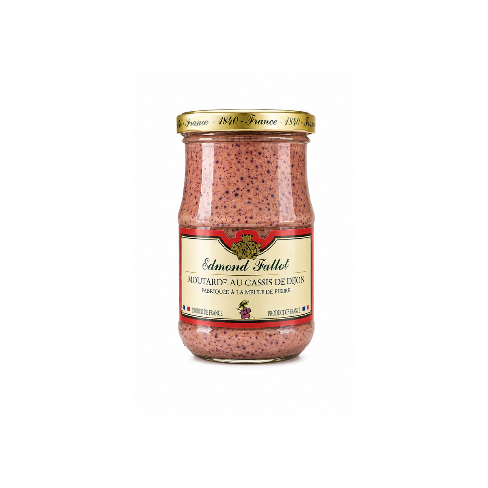 Mustar  cu coacaza neagra EDMOND FALLOT France 210g  (23642)