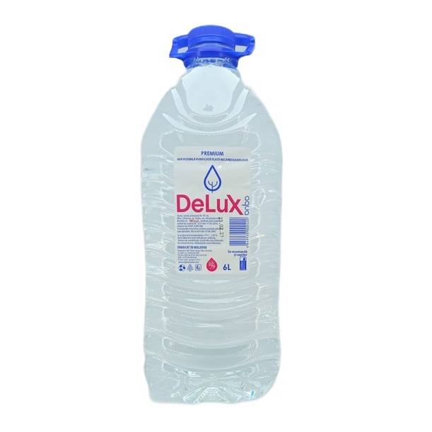 Apa plata „Aqua de Lux” 6,0 L,  PET