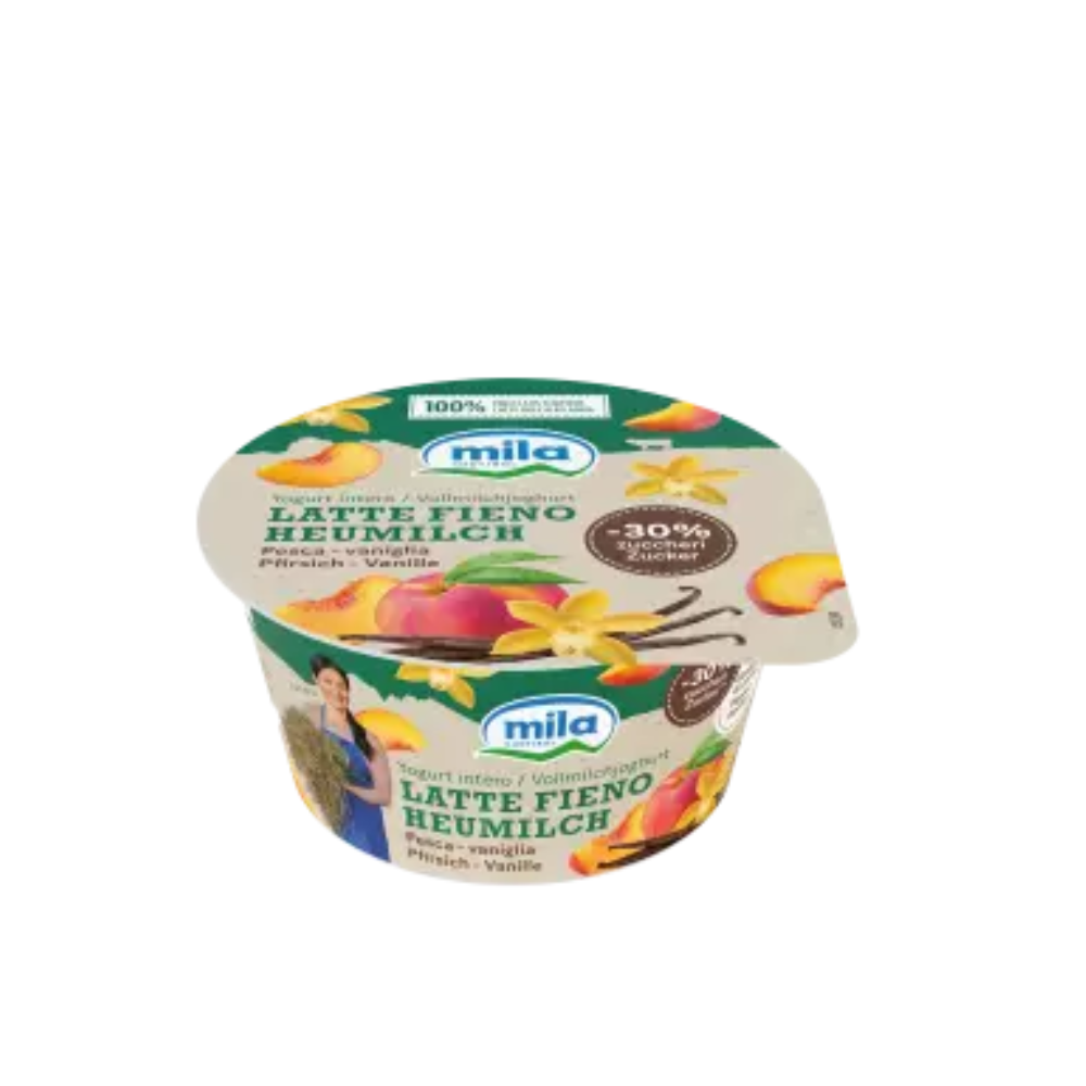Mila Iaurt coacaza rosie+menta 150g