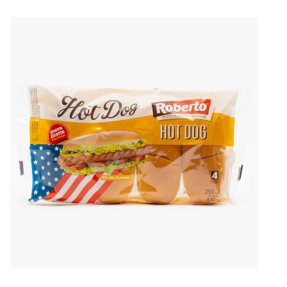 Paine Hot Dog (4 buc) 250 gr. Roberto