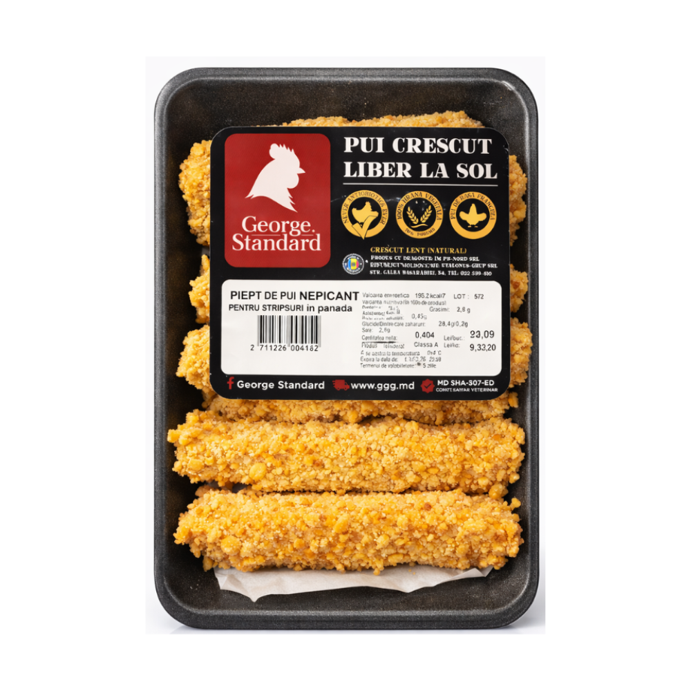 Piept de pui p-u stripsuri in Panada NEPICANT