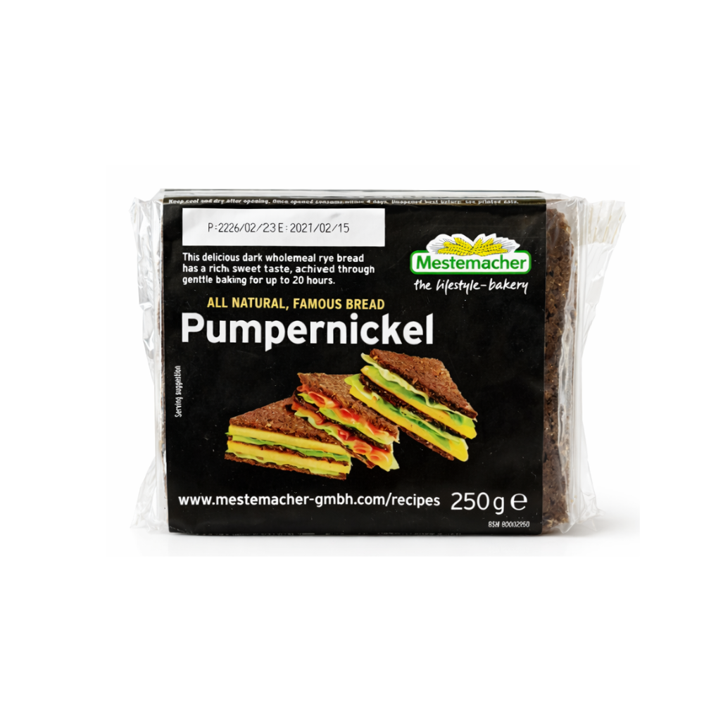 Piine integrala de secara Pumpernickel Mestemacher, 250 g