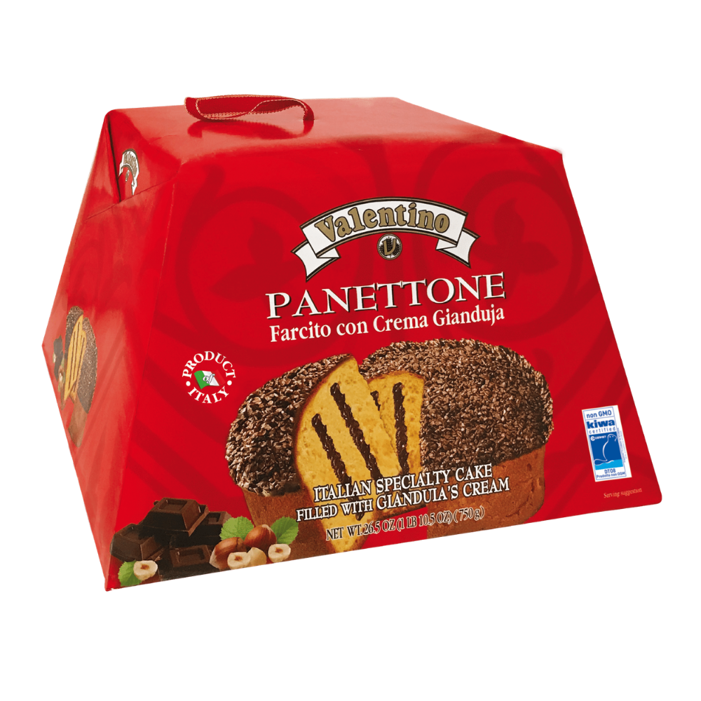 VALENTINO PANETTONE CREMA GIANDUJA 750gr