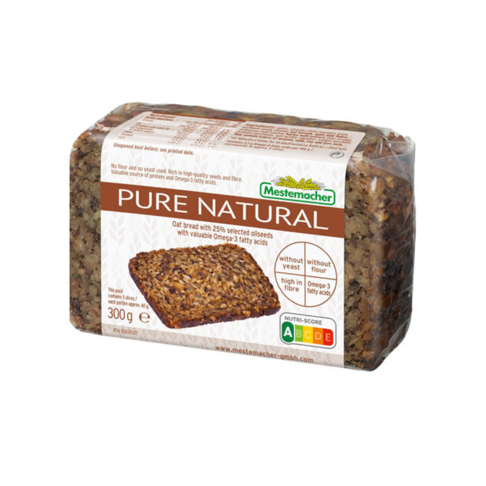 Piine  din ovaz cu semine Pure Natura  Mestemacherl, 300 g