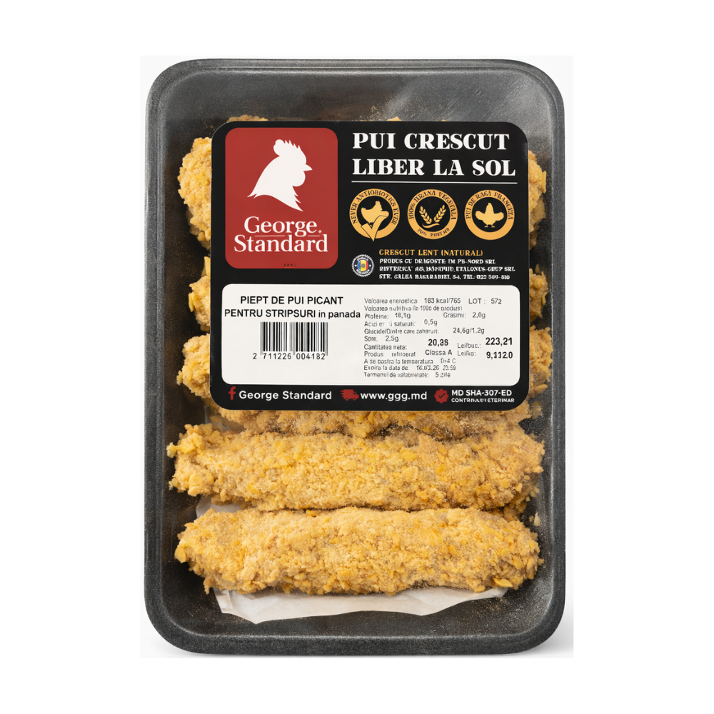 Piept de pui p-u stripsuri in Panada PICANT