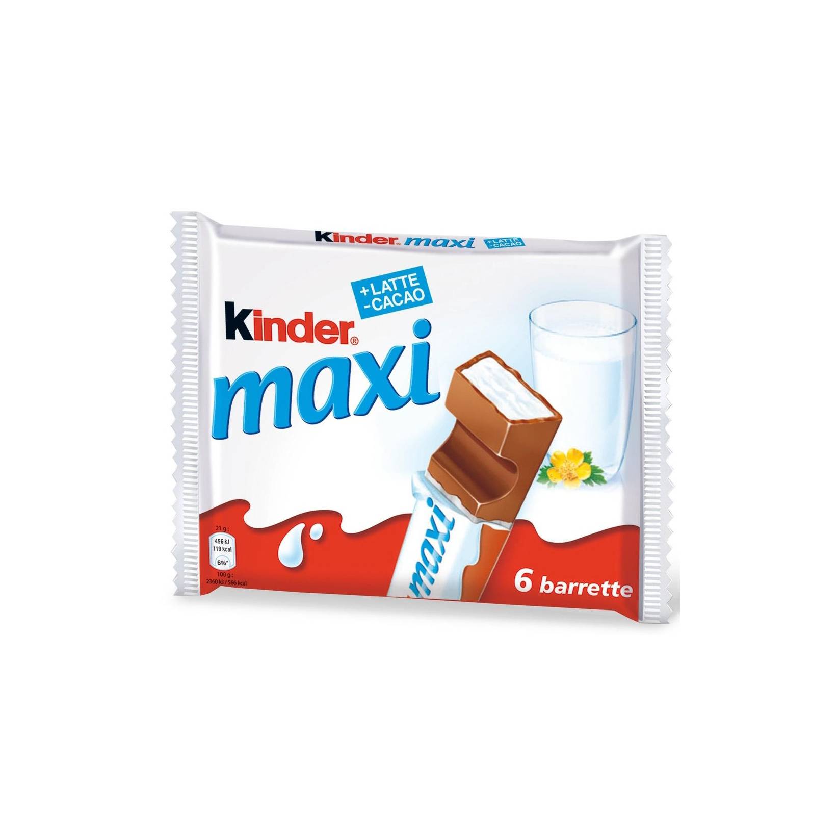 Baton de ciocolată Kinder Maxi Chocolate, 126g