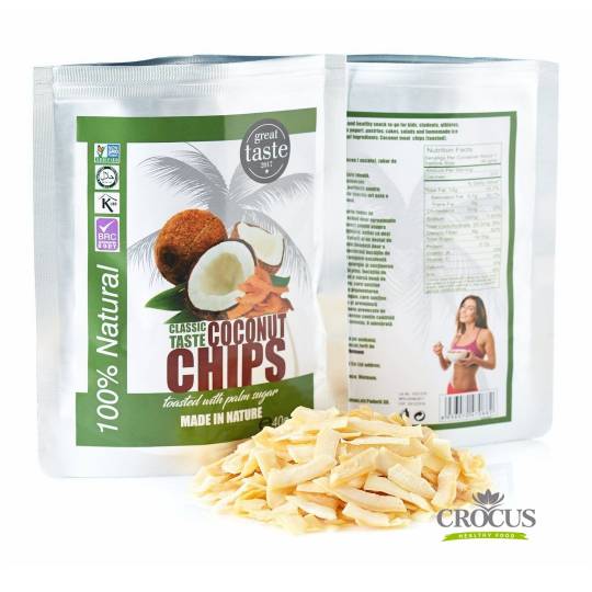Chipsuri de cocos classic 40gr