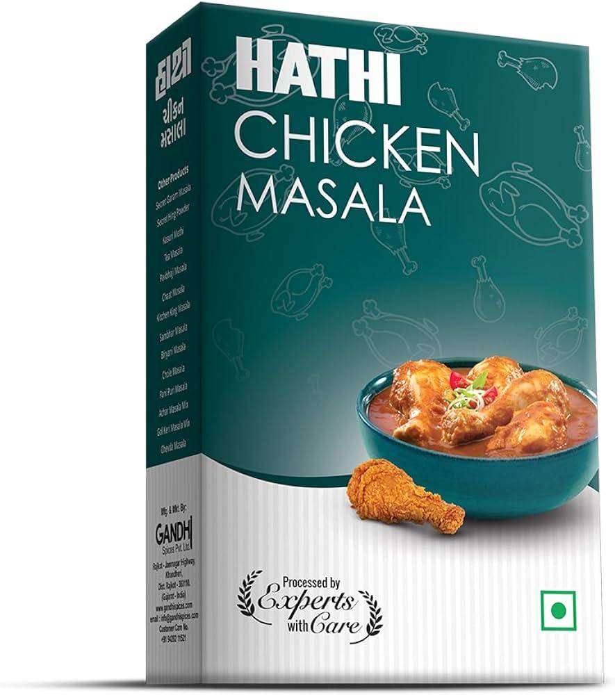 Chicken Masala amestec de condimente Hathi 50g image