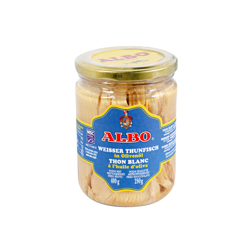 TON PREMIUM BLANC  IN ULEI DE OLIVE  ALBO  400g