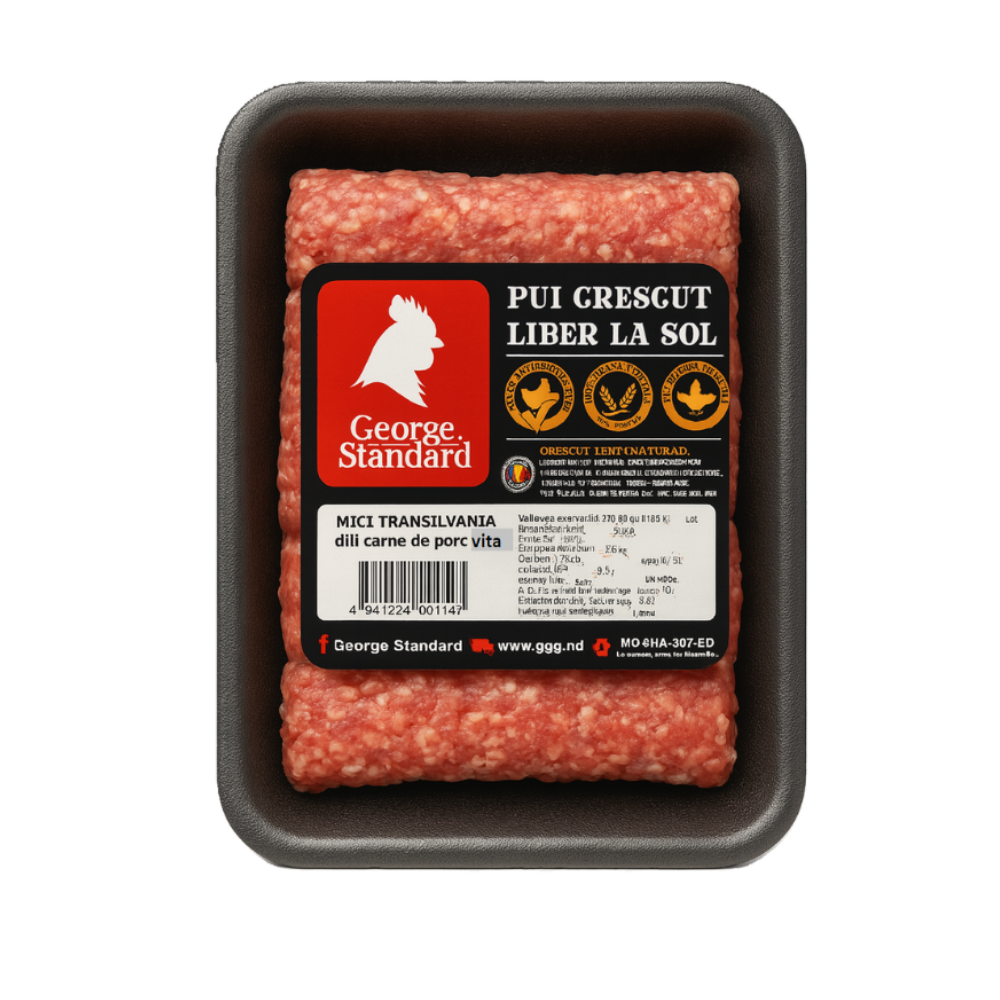 Mici Transilvania din carne de porc si vita 410gr