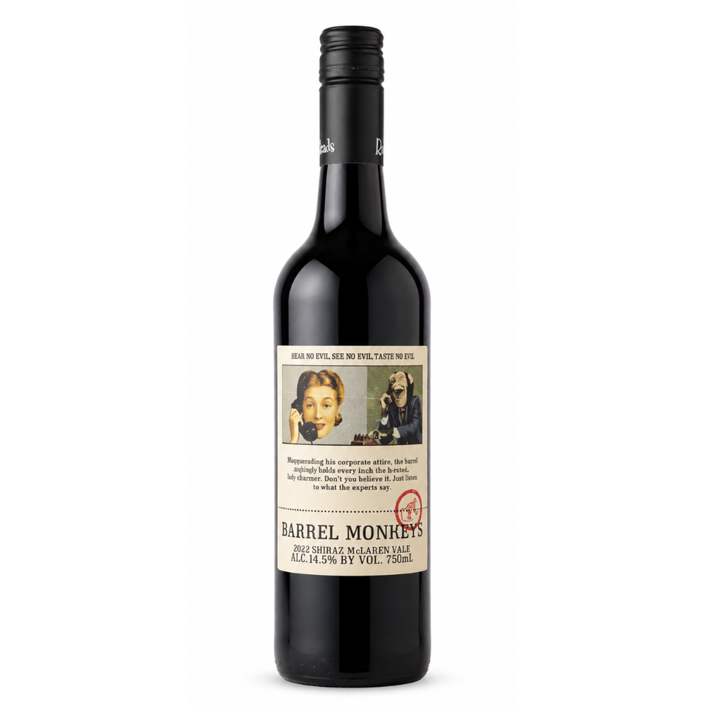 Vin Shiraz Barrel Monkeys McLaren Vale Australia  , rosu sec, 750ml