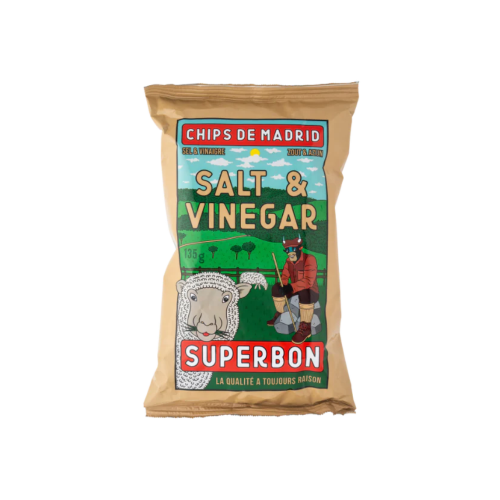Chipsuri cu sare si otet SUPERBON 125g