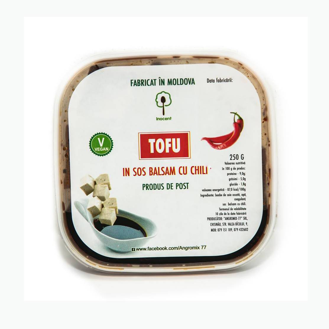 Tofu in sos balsam cu ardei image