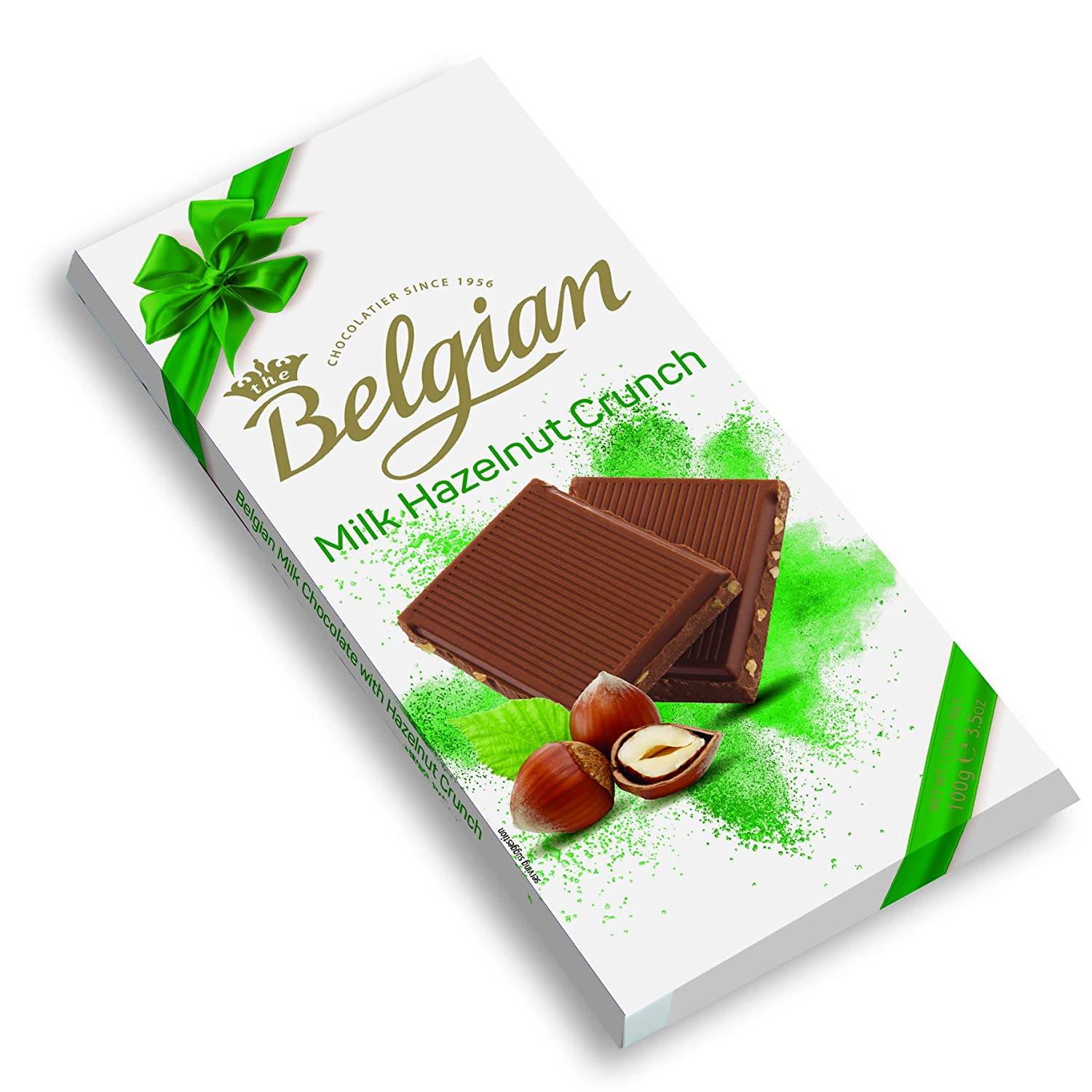 Шоколад молочный с ореховой крошкой The Belgian 100г